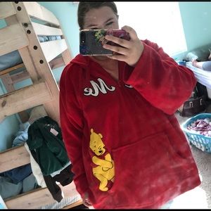 Spoil me Winnie the Pooh half zip sweatshirt